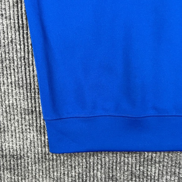 Antigua Bridgestone Pullover Vest Mens Large Blue Sleeveless 1/4 Zip Mock Neck - Picture 7 of 13